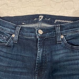 7 For All Mankind Gwenevere Skinny Jeans EUC